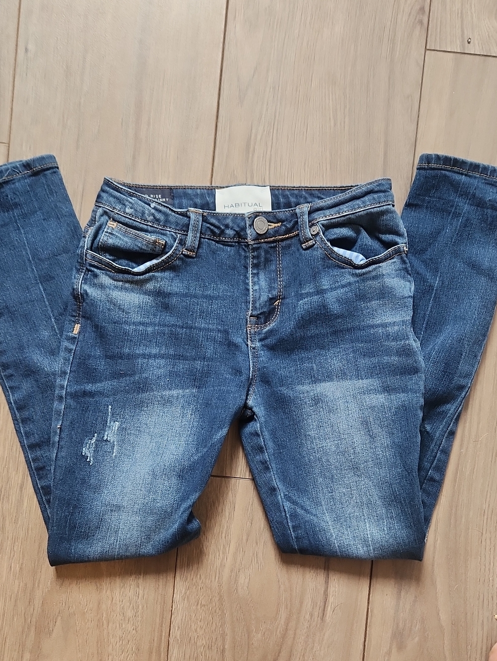 Habitual Girl's Dark Blue Skinny Stretch Jeans
